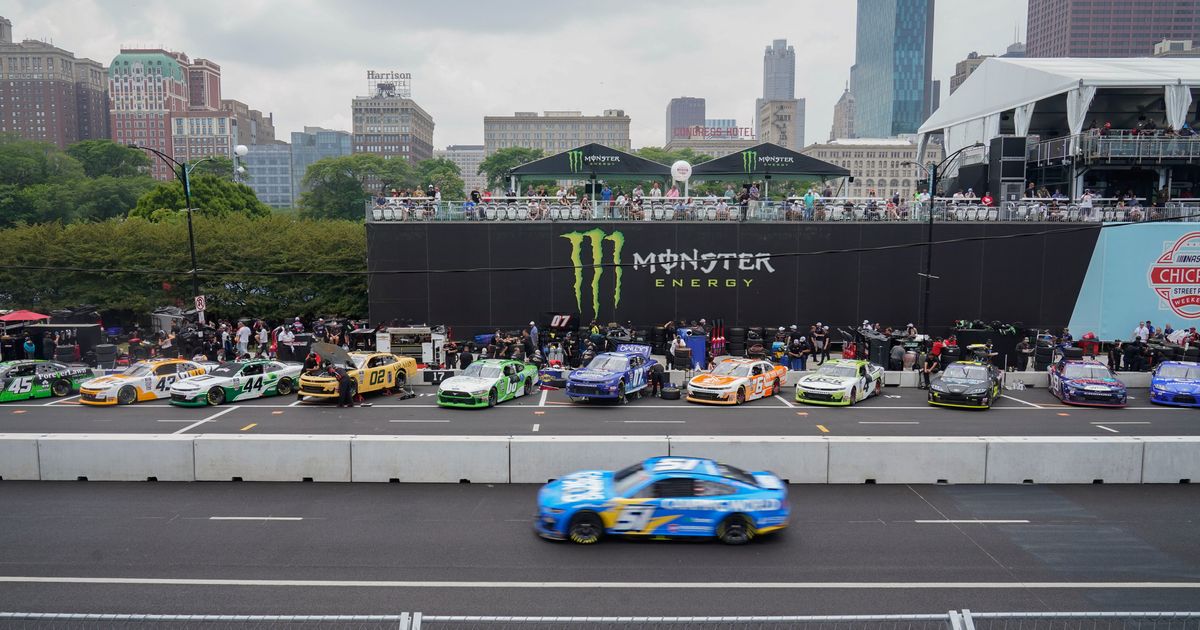 NASCAR Street Race in Downtown Chicago Cut Short Due to Heavy Rains and Flooding