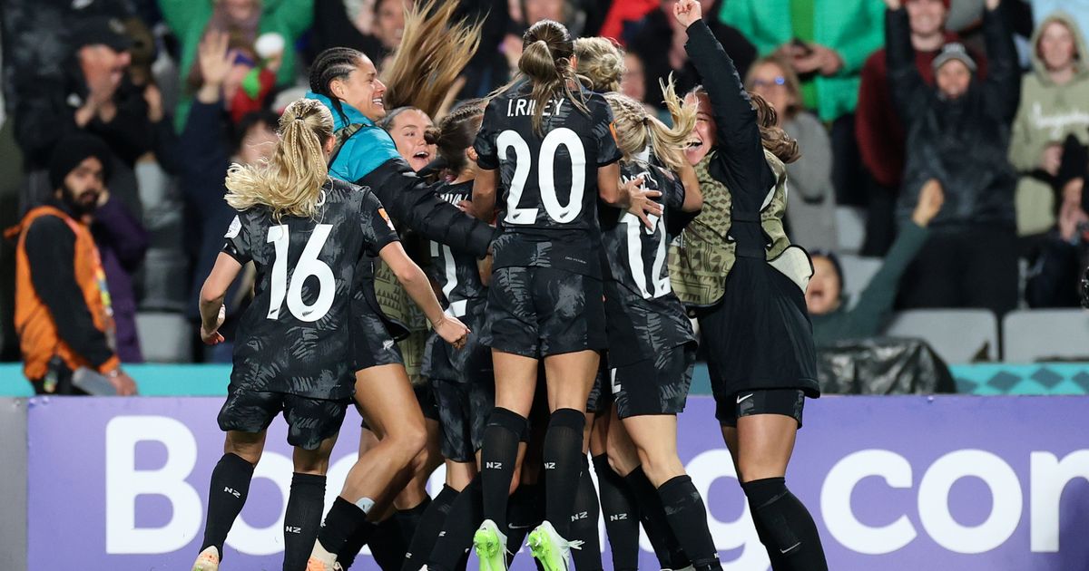 New Zealand Women's Football Team Celebrates Victory at 2019 FIFA Women's World Cup