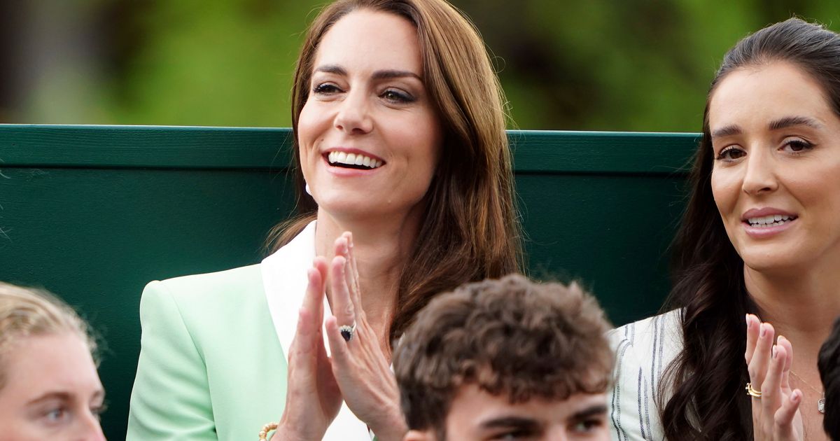 Princess Kate Attends Wimbledon as Rain Continues to Halt Play for Second Day