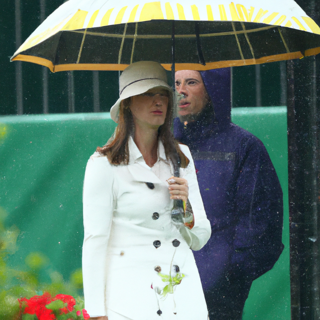 Princess Kate Attends Wimbledon as Rain Continues to Halt Play for Second Day