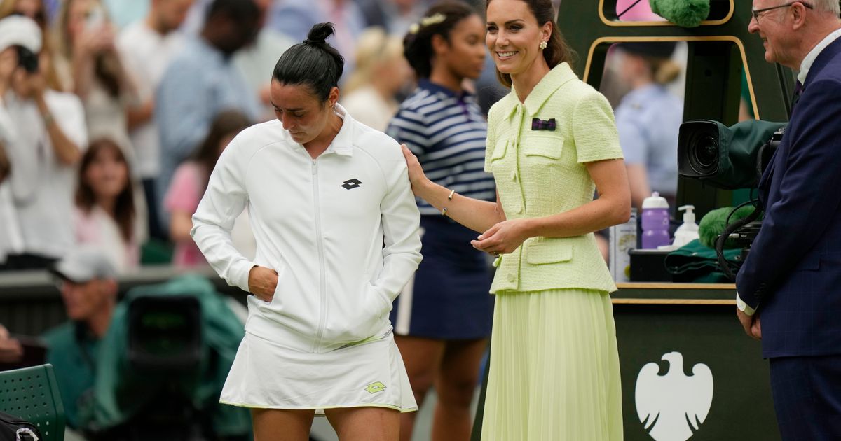 Princess Kate Consoles Ons Jabeur After 0-3 Record in Slam Finals Following Wimbledon Loss