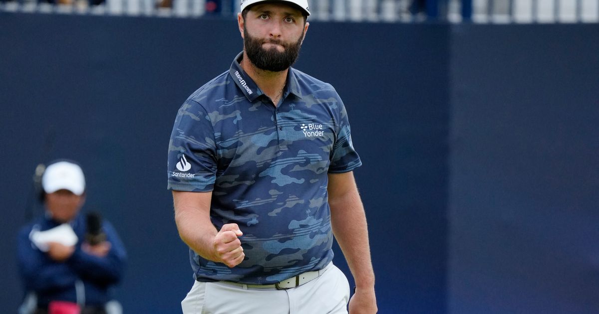 Rahm Shoots Course Record 63 at British Open, Moves into Contention at Royal Liverpool