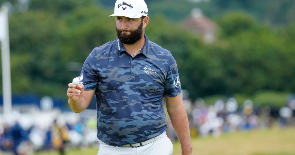 Rahm Shoots Record-Breaking 63 at Royal Liverpool in The Open Championship