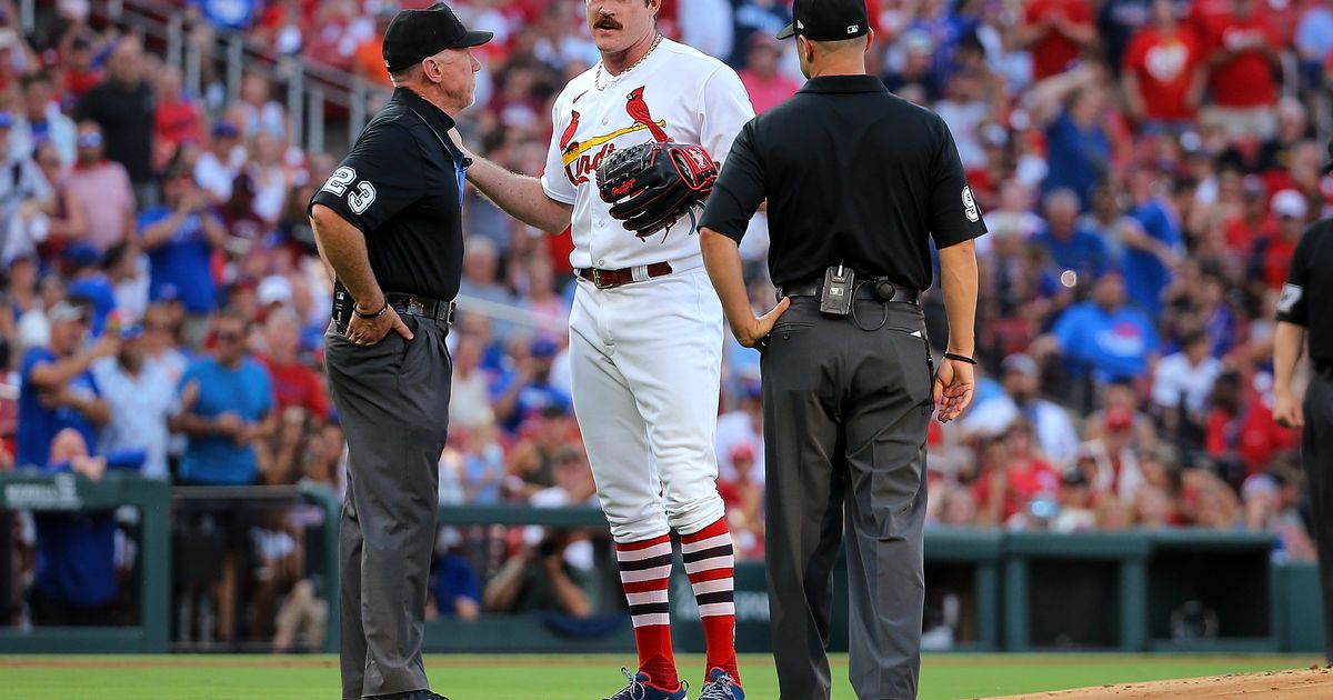 St. Louis Cardinals Pitcher Miles Mikolas Suspended 5 Games and Fined for Throwing at Chicago Cubs' Ian Happ