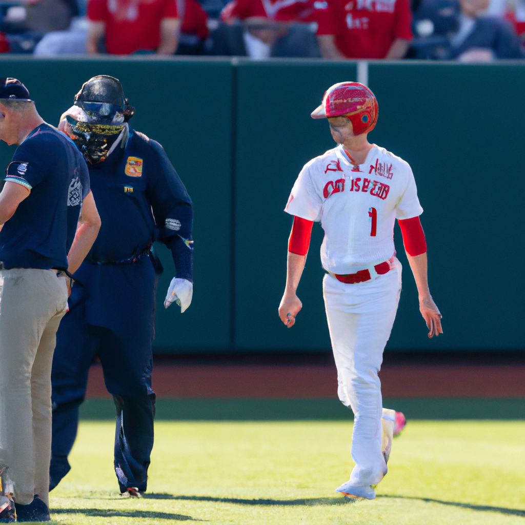 Taylor Ward Placed on Injured List with Facial Fractures After Being Hit in Head by Pitch as Angels Outfielder