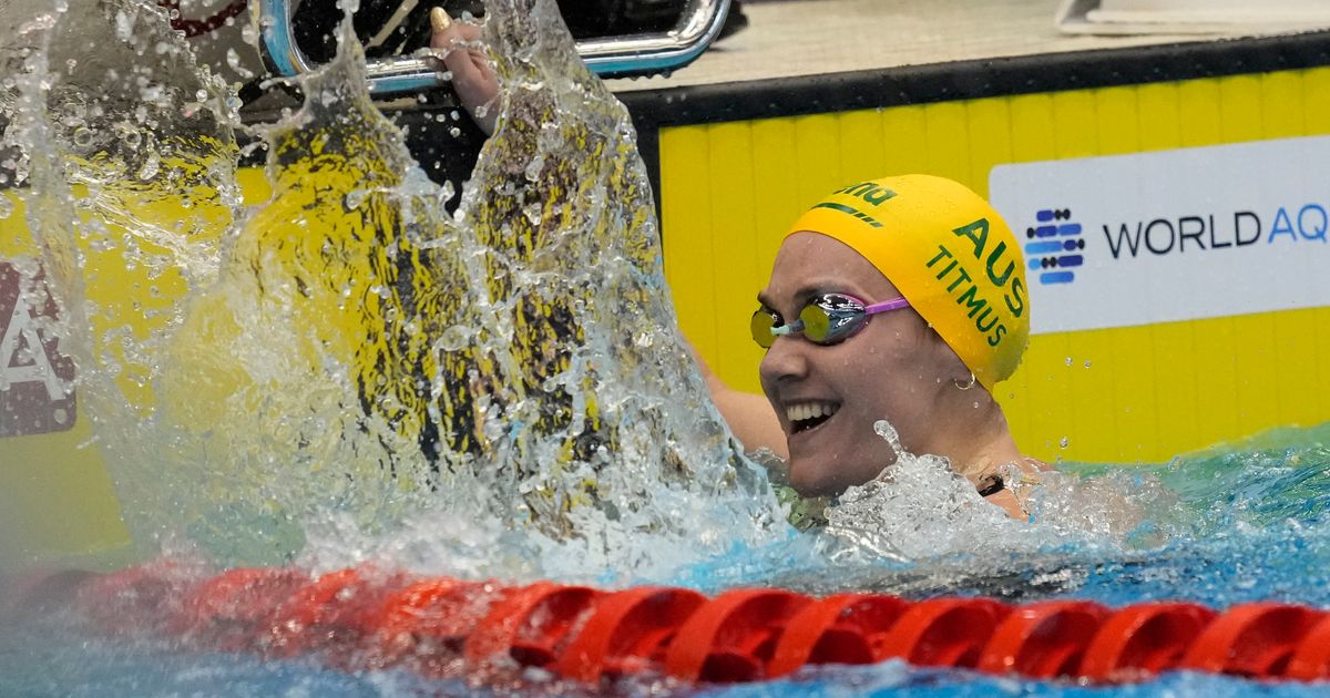 Titmus Sets New Women's 400-Meter Freestyle World Record at World Championships in Japan
