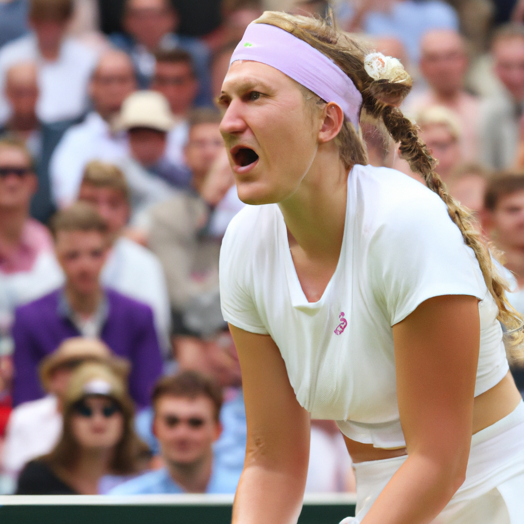 Victoria Azarenka of Belarus Receives Boos from Crowd Following Loss to Elena Svitolina of Ukraine at Wimbledon