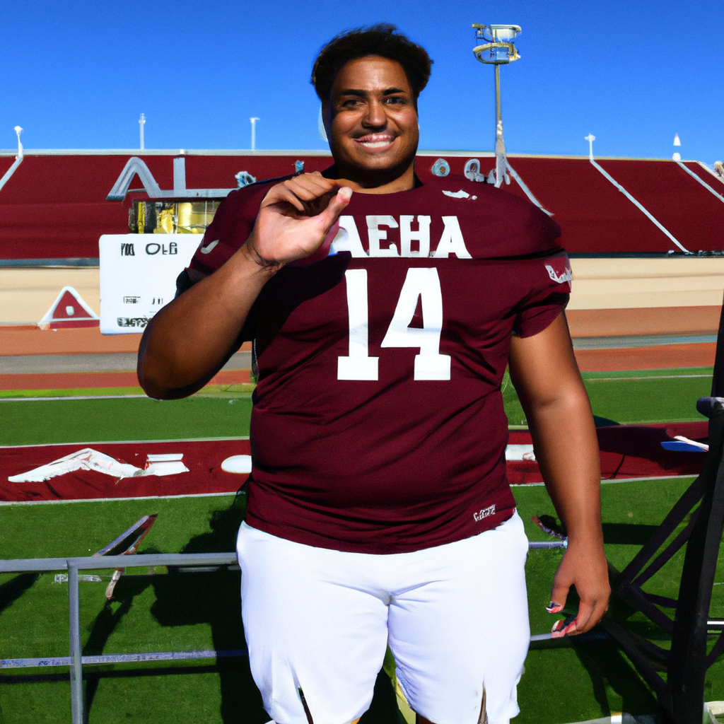 Ahfua O'Dea High School Offensive Lineman Commits to Texas A&M University