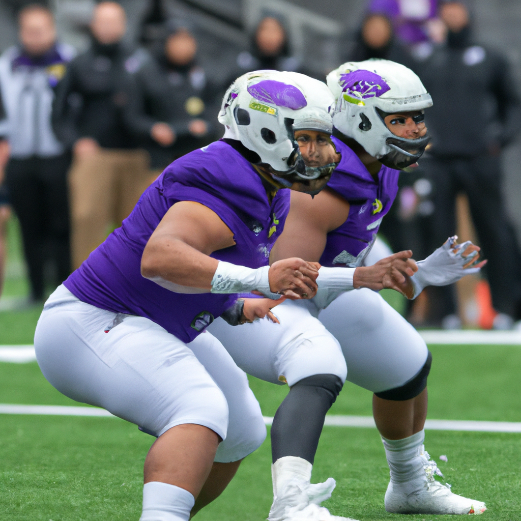 Bralen Trice and Zion Tupuola-Fetui of the University of Washington Ready to Disrupt Opposing Quarterbacks