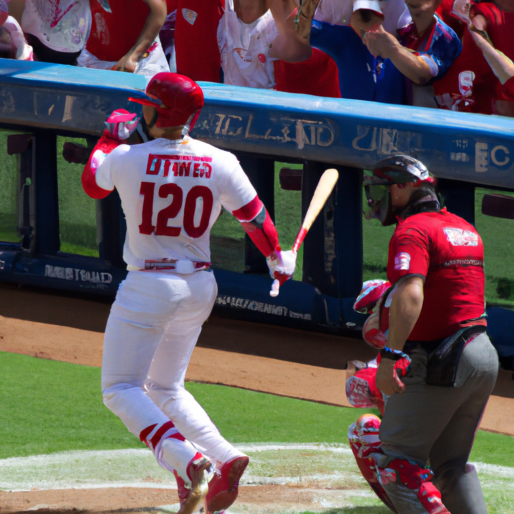 Bryce Harper Reaches 300th Career Home Run with Solo Shot off Matt Moore of Los Angeles Angels
