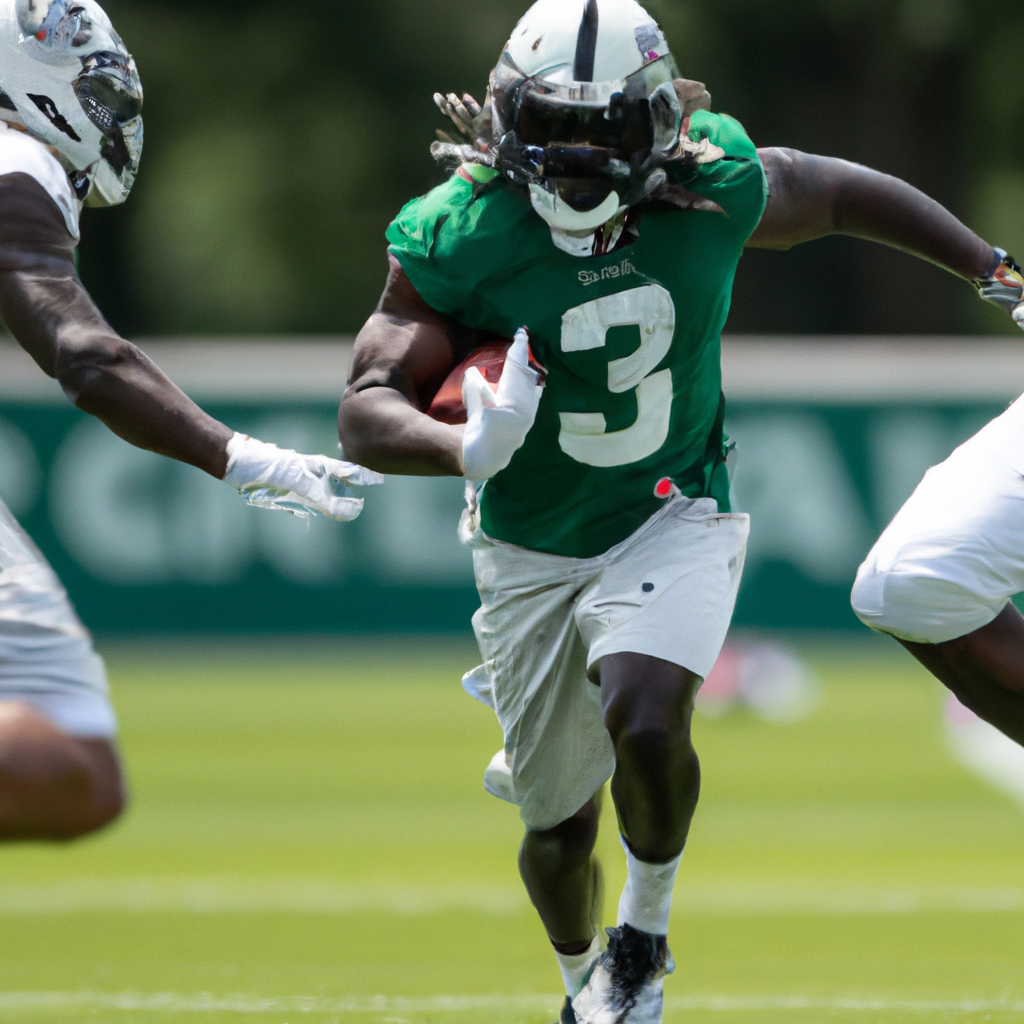 Dalvin Cook Practices with Jets for First Time Following Signing