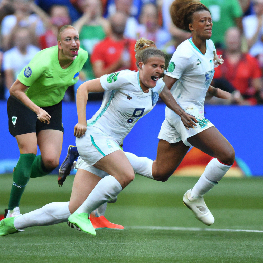 England Wins Women's World Cup Match Against Nigeria on Penalty Kicks Despite James' Red Card