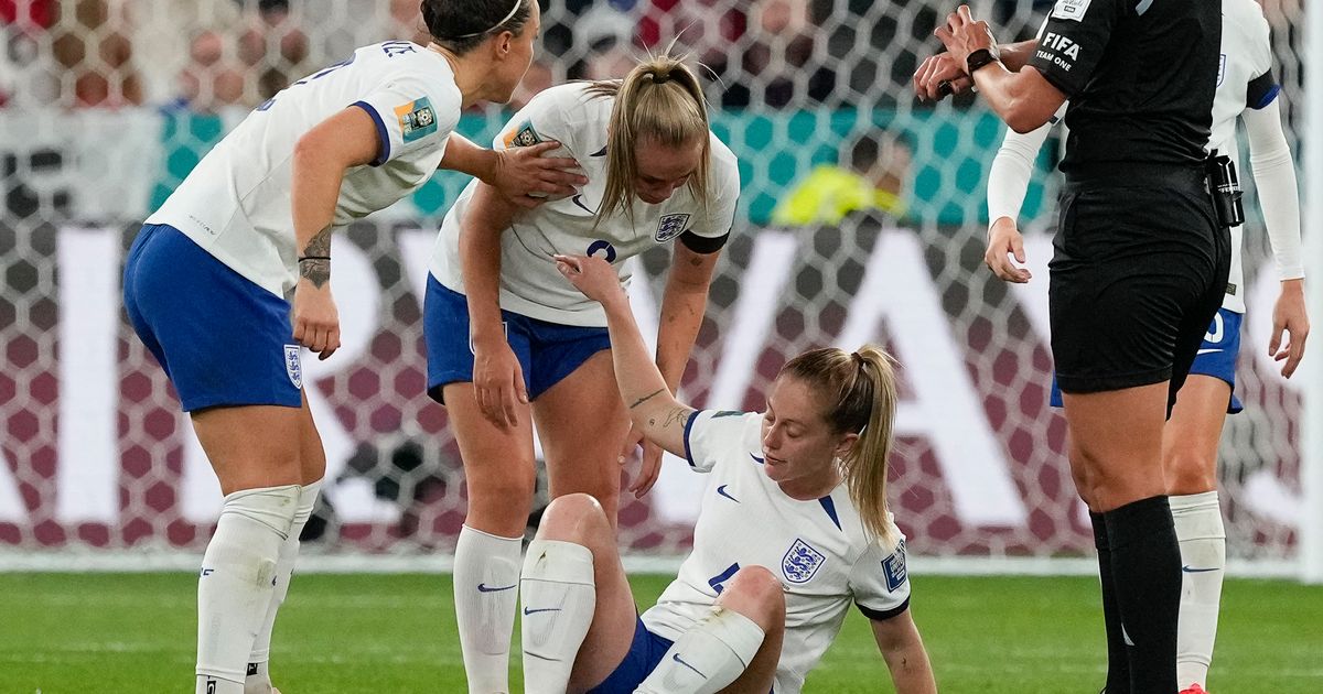 England Women's National Team Midfielder Keira Walsh Practices for World Cup Knockout Game Against Nigeria