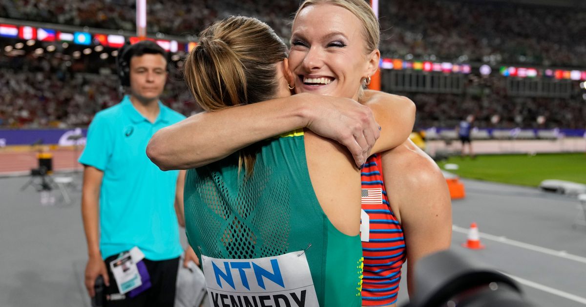 Katie Moon and Nina Kennedy Share Gold Medal in Pole Vault at World Championships