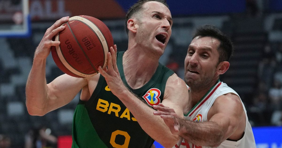 Marcelo Huertas of Brazil Sets Record as Second Oldest Player to Compete in Basketball World Cup