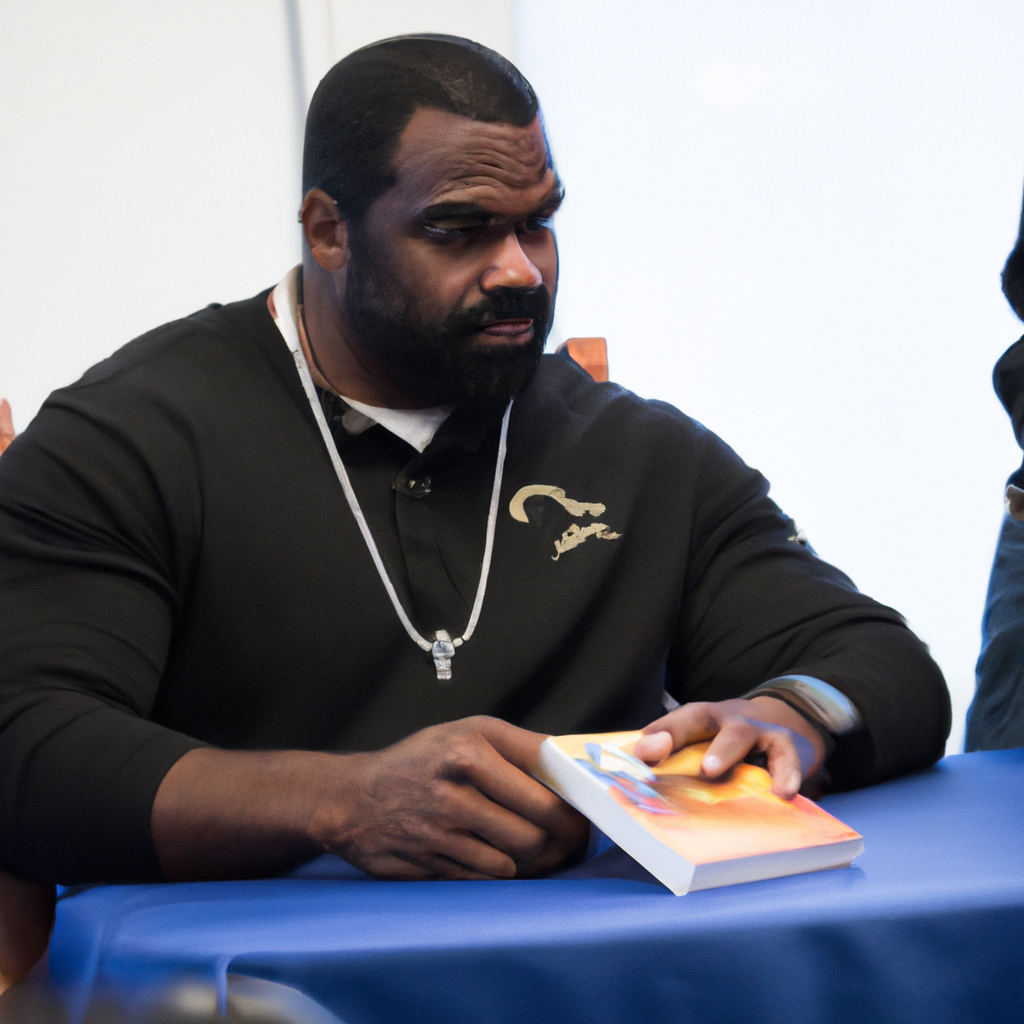 Michael Oher Attends Baltimore Book Signing One Week After Filing Lawsuit to End Conservatorship