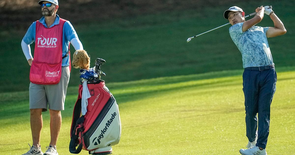 Morikawa and Hovland Tied for Lead at Tour Championship After Morikawa Breaks Tiger Woods' 36-Hole Record at East Lake