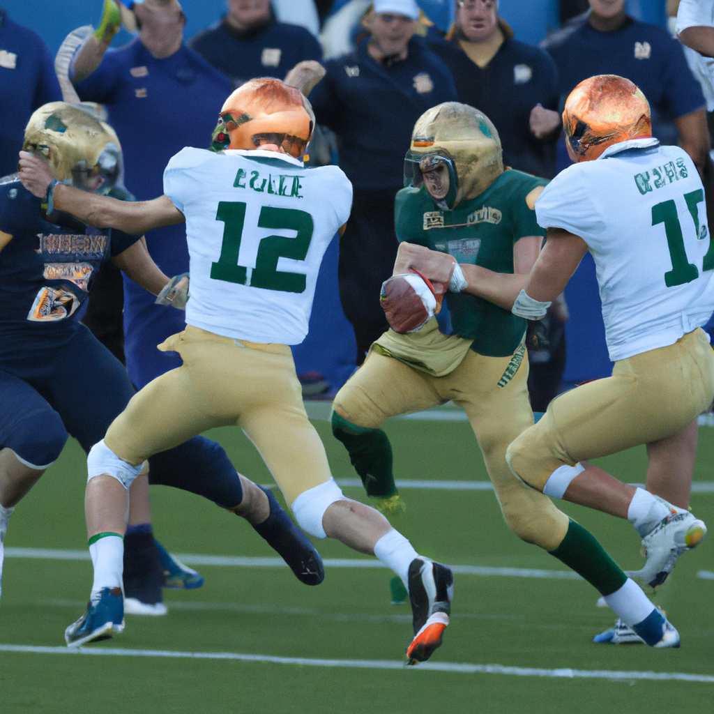 Notre Dame Opens Season with 42-3 Win over Navy in Ireland, Hartman Throws 4 Touchdown Passes