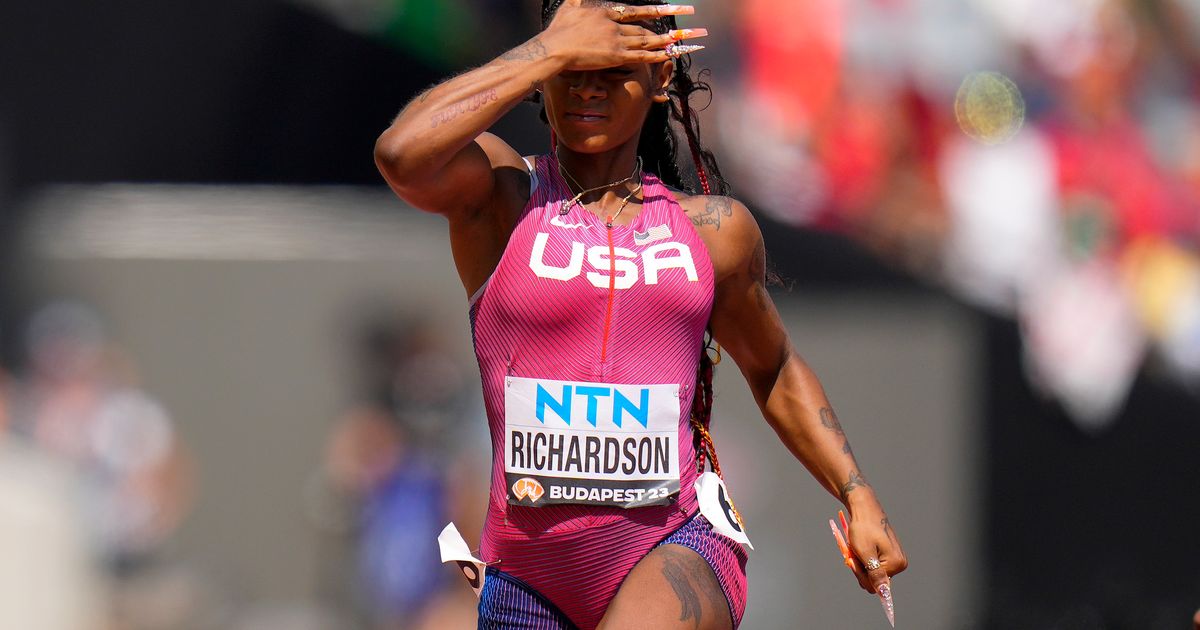 Richardson and 3 Other Athletes Advance to Next Round of 100-Meter Heats at World Championships