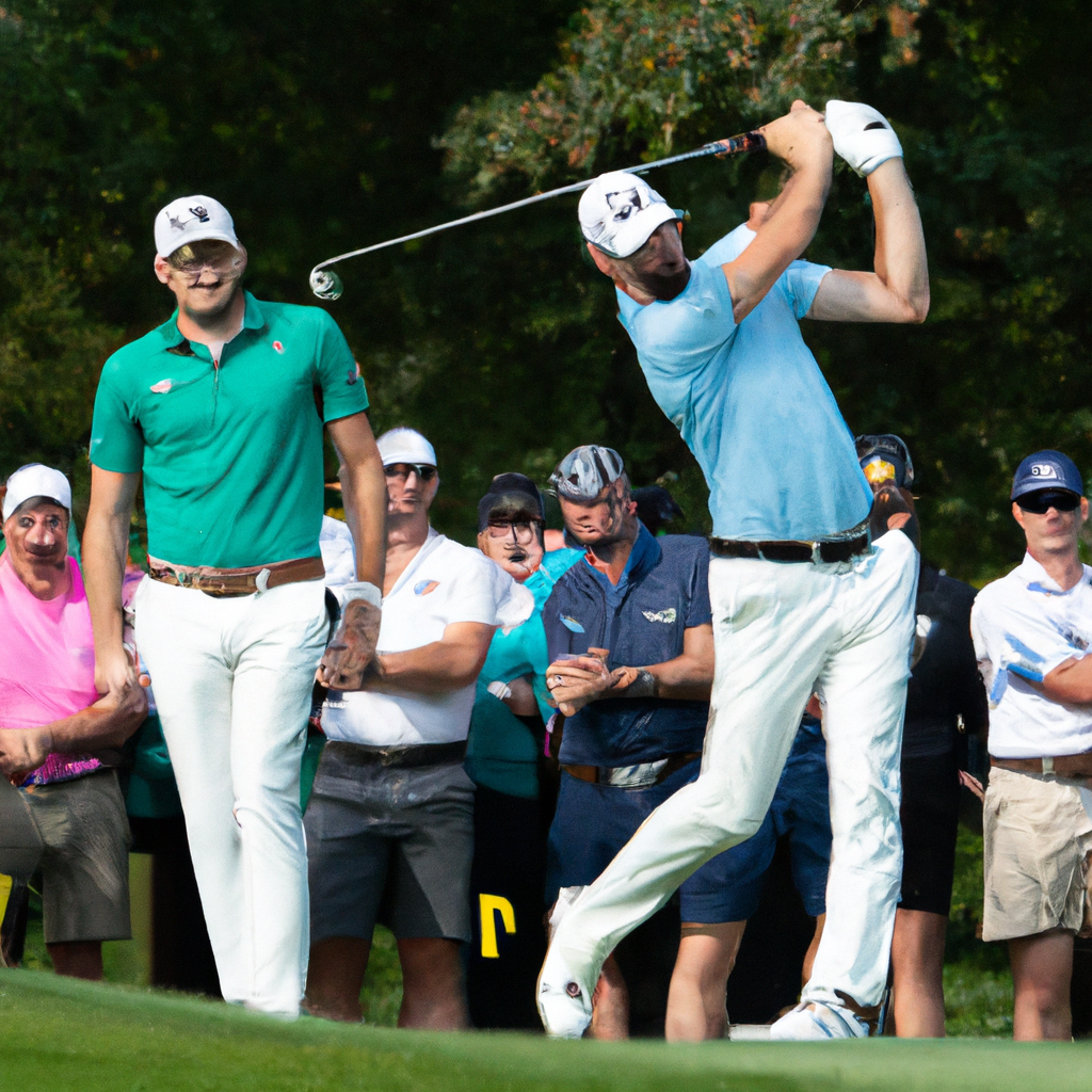 Scheffler and Fitzpatrick Tied for Lead at BMW Championship, Followed by Large Group of Competitors