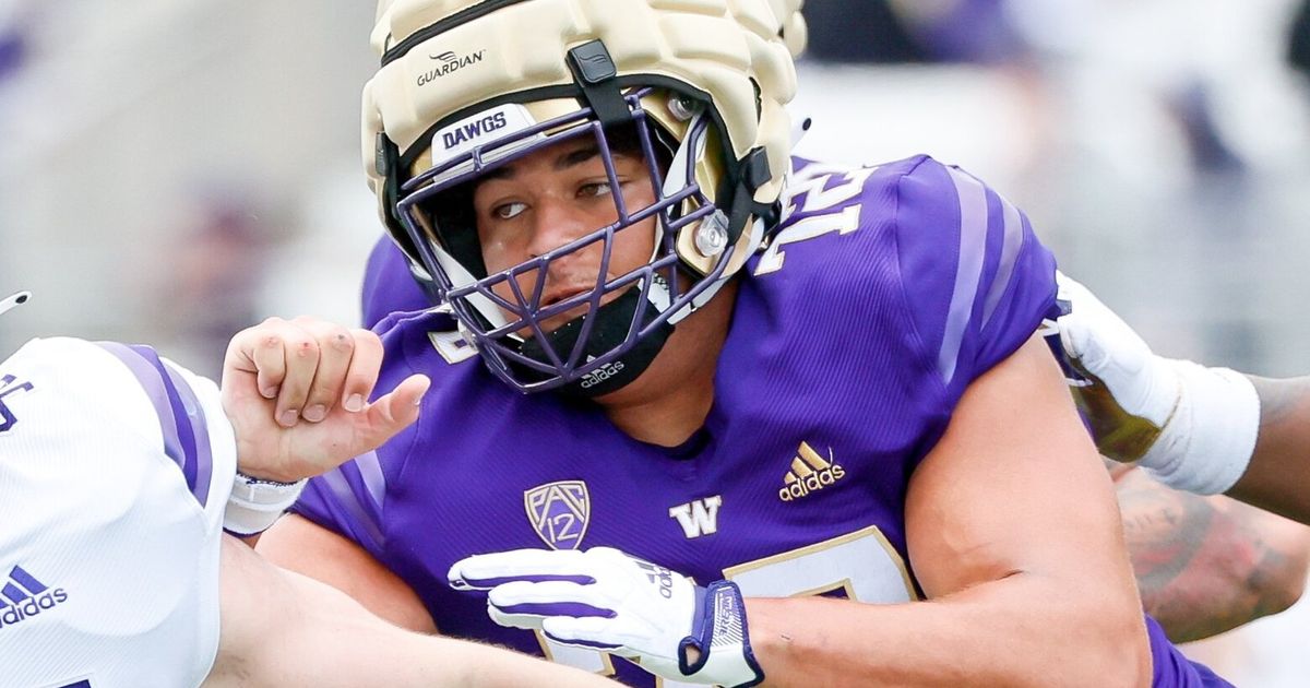 Washington Huskies Redshirt Freshman Offensive Lineman Brailsford Secures Starting Position, Depth Chart Analysis