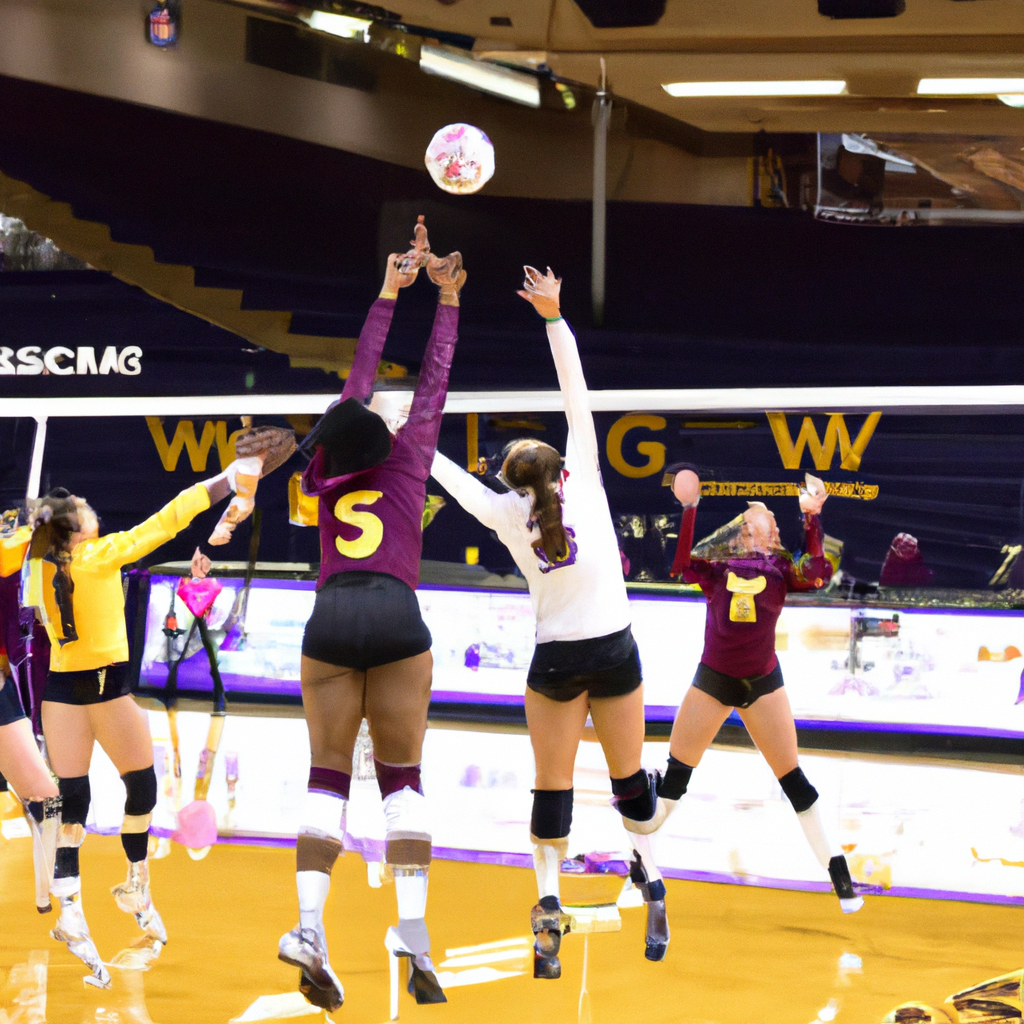 Washington Volleyball Team Records 3-0 Victory Over Grambling