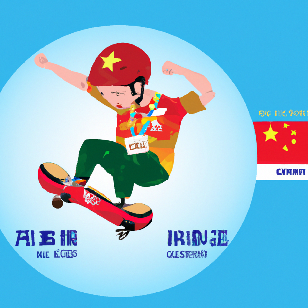 13-Year-Old Chinese Skateboarder Wins Gold at Asian Games, Sets Sights on Paris Olympics