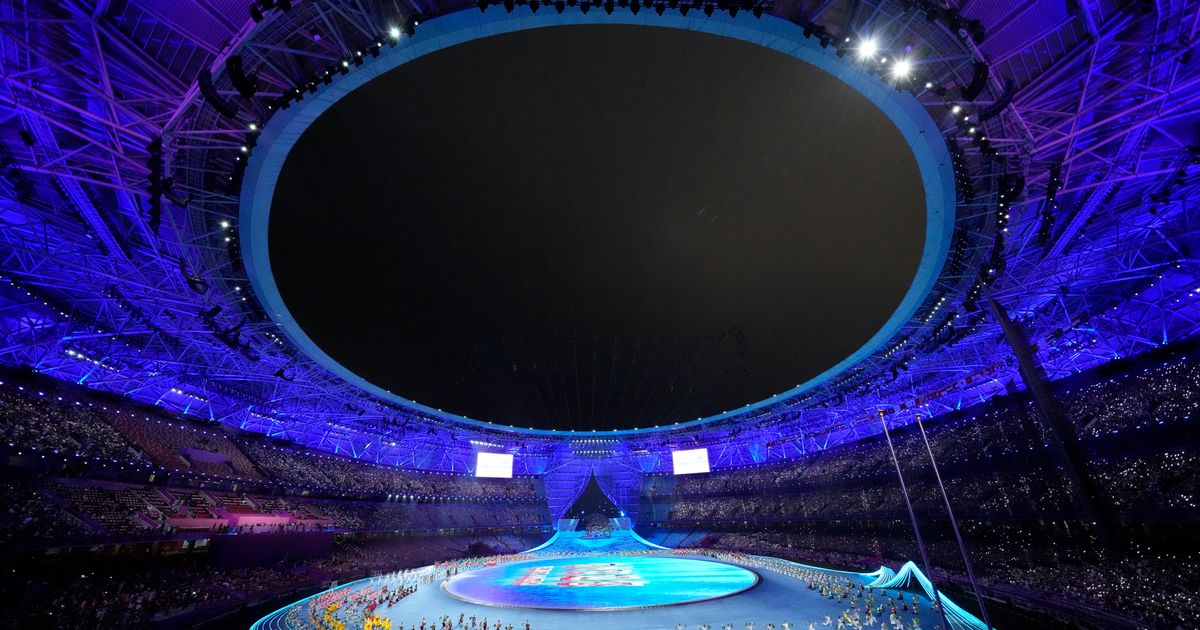 Asian Games Opening Ceremony Features Electronic Flash Instead of Fireworks