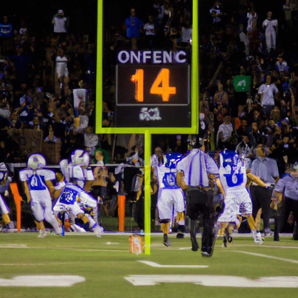 Central Florida Beats Boise State with Sonic Boom Field Goal as Time Expires