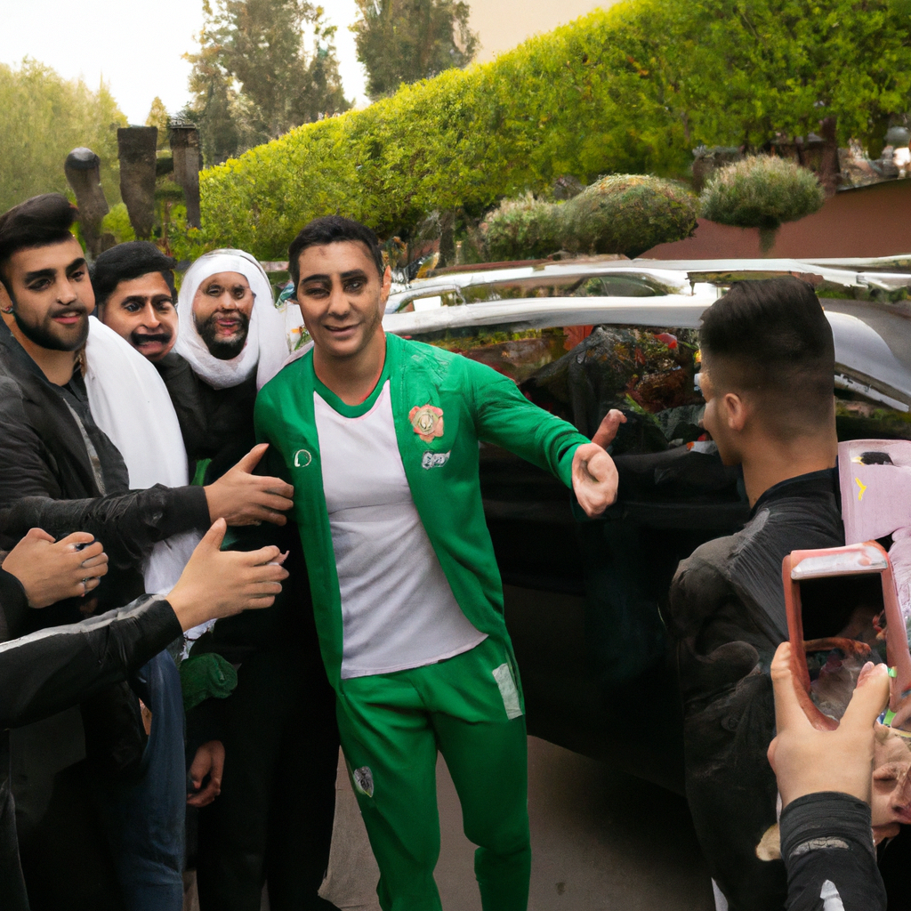 Cristiano Ronaldo Greeted by Iranian Soccer Fans at Tehran Hotel After Arriving with Saudi Team