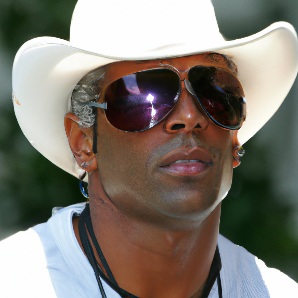 Deion Sanders Responds to Criticism of His Signature Look of Wearing Sunglasses and a Hat