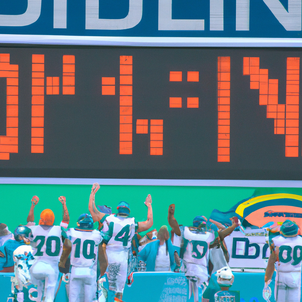 Dolphins Set Record for Most Points Scored in NFL Game Since 1966 with 70-20 Win Over Broncos