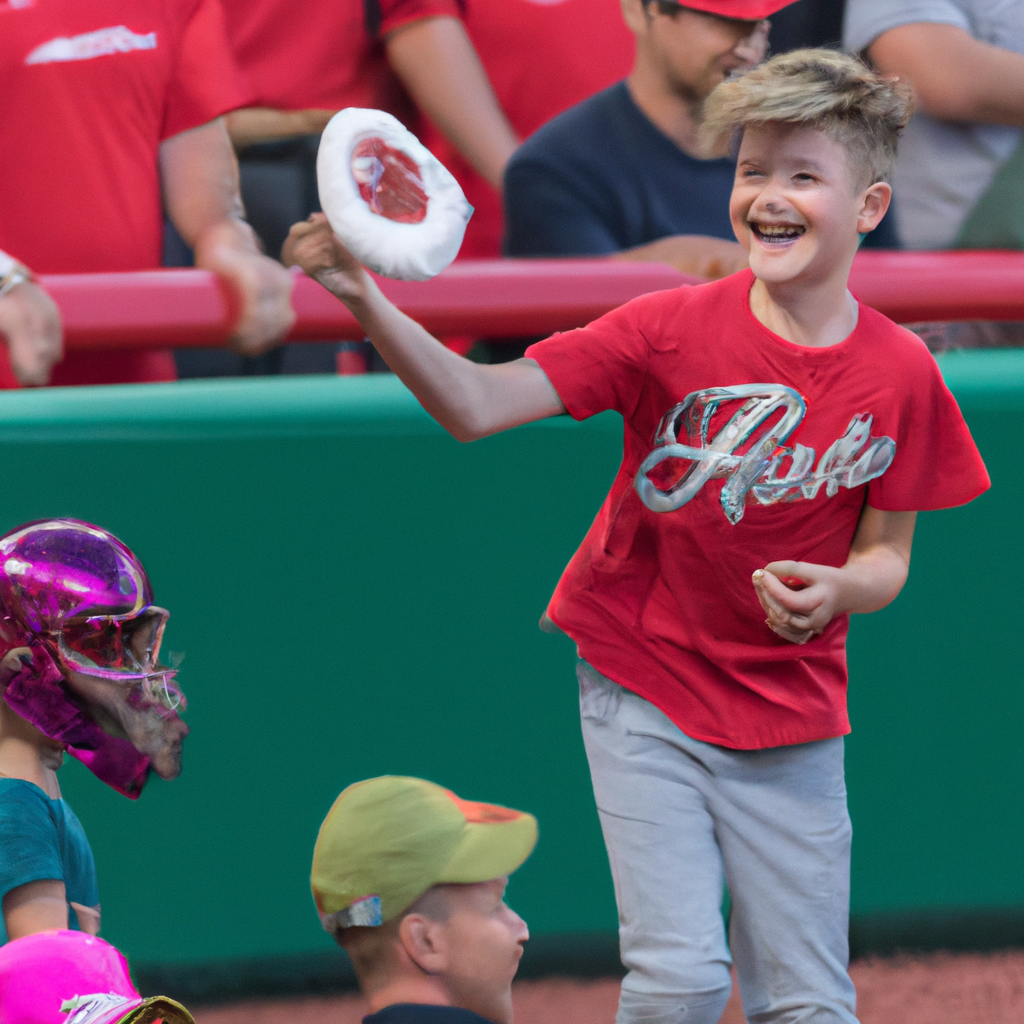 fanPhillies' Bryce Harper Throws Helmet Into Stands, 10-Year-Old Fan Catches It