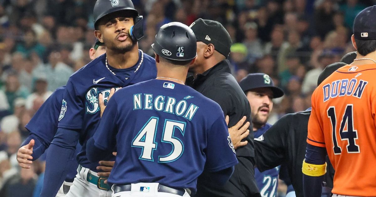 Houston Astros Pitcher Triggers Benches-Clearing Brawl After Taunting Seattle Mariners' Julio Rodriguez