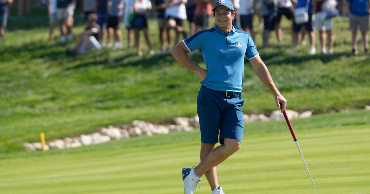 Hovland Achieves Rare Hole-in-One at Par 4 During Ryder Cup, But with an Unusual Twist