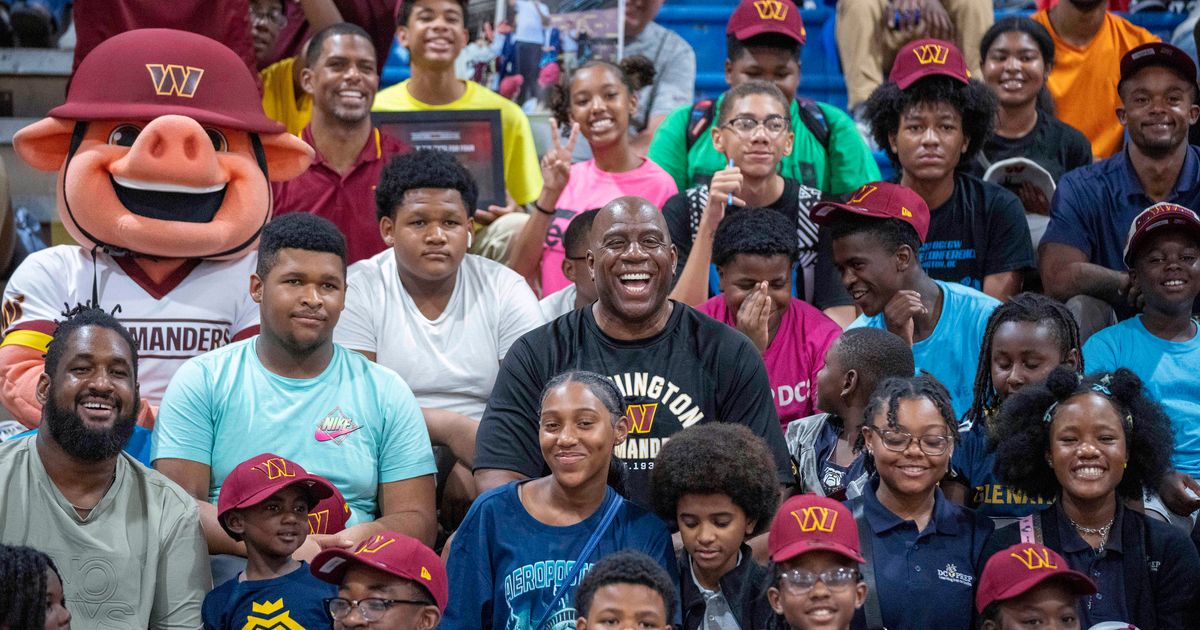 Magic Johnson, Josh Harris and Other New Washington Wizards Owners Meet Fans