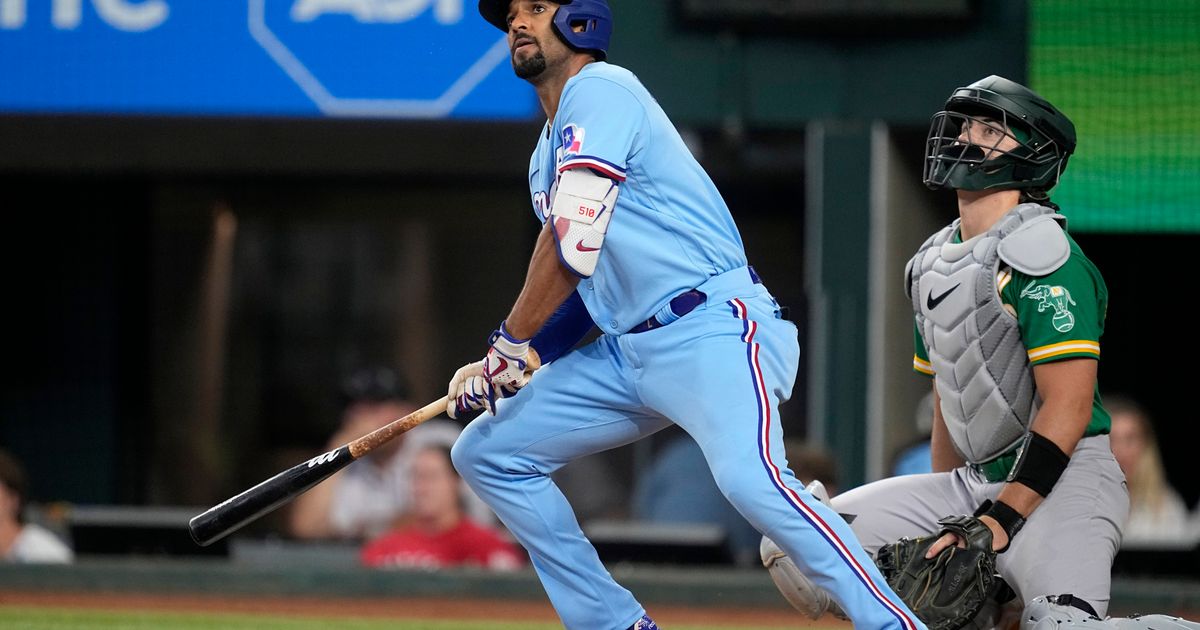 Marcus Semien Leads Rangers in Hits and Runs, Batting Leadoff Every Day