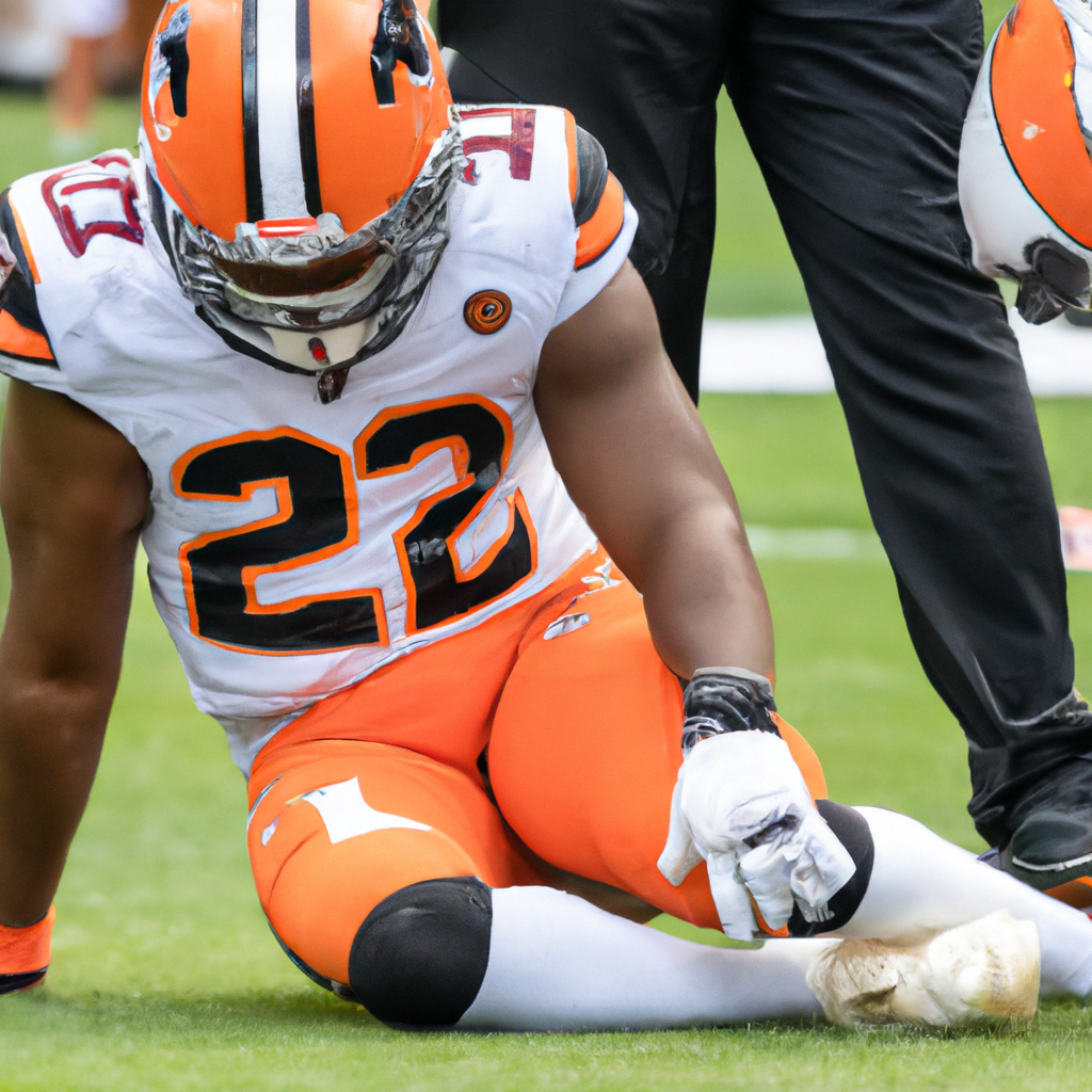 Nick Chubb Suffers Left Knee Injury in Browns-Steelers Game