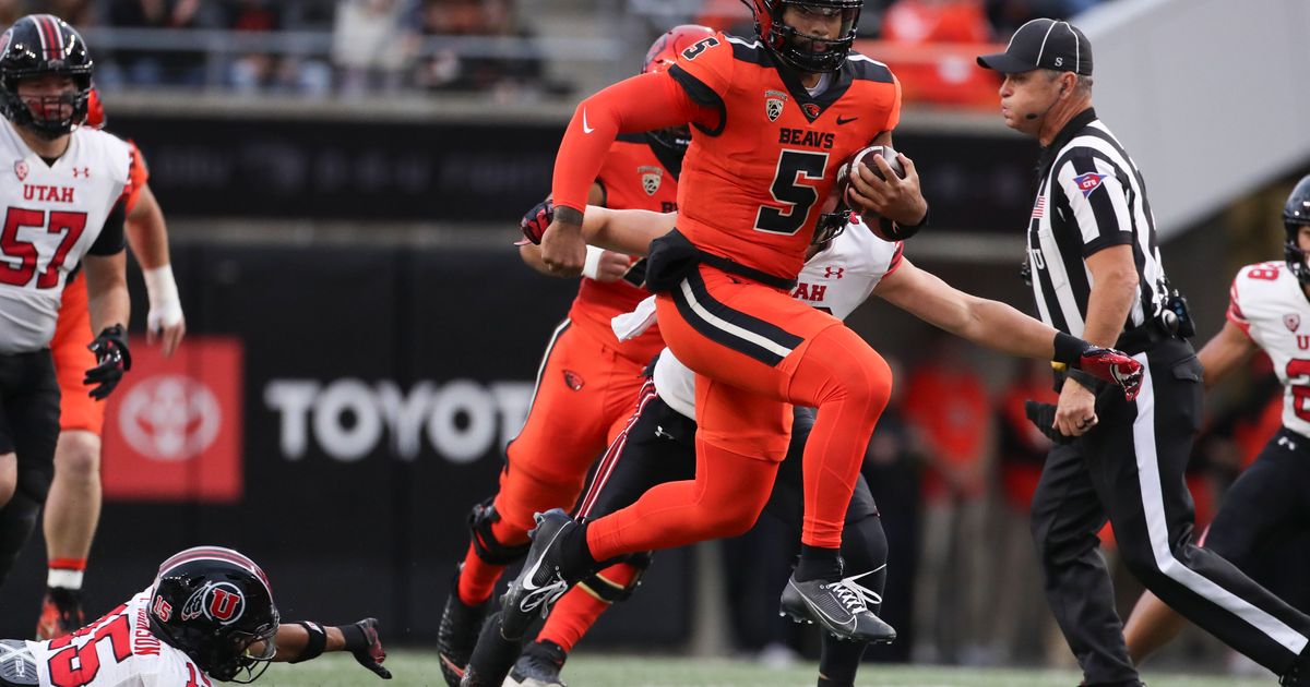 No. 19 Oregon State Defeats No. 10 Utah 21-7 with Two Touchdowns from Silas Bolden