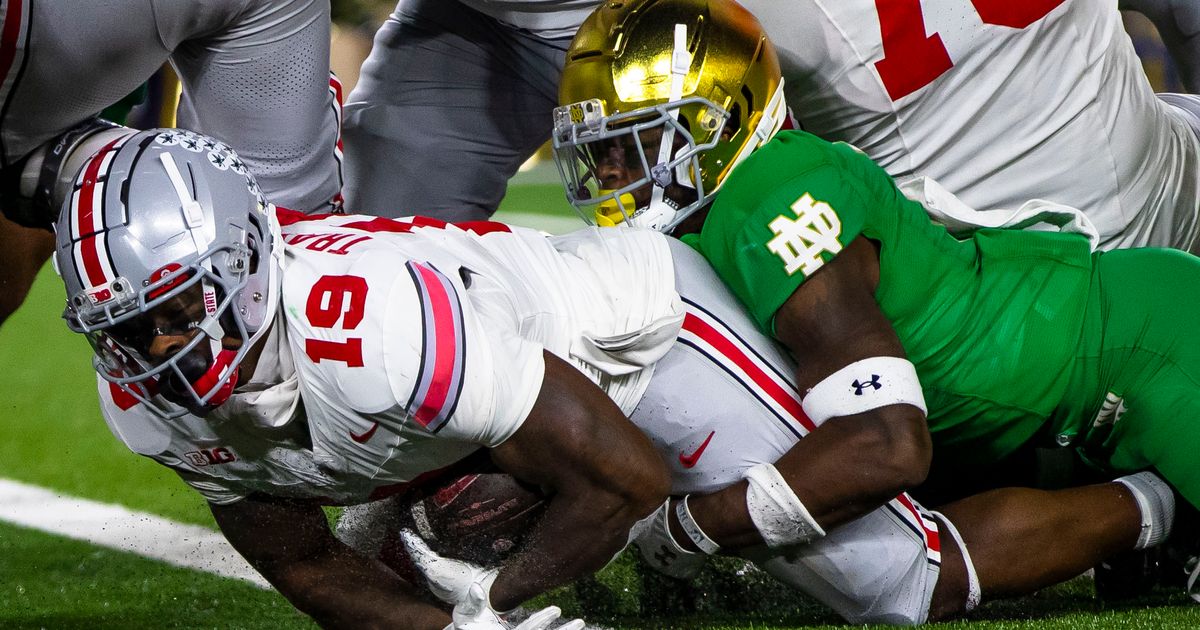 Ohio State Defeats Notre Dame 17-14 with Last-Second Touchdown