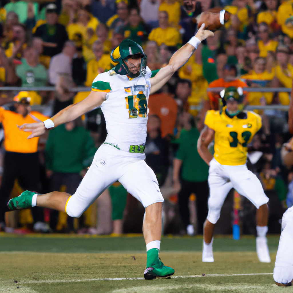 Oregon Ducks Quarterback Justin Herbert Throws for Three Touchdowns in 55-10 Victory Over Hawaii Rainbow Warriors