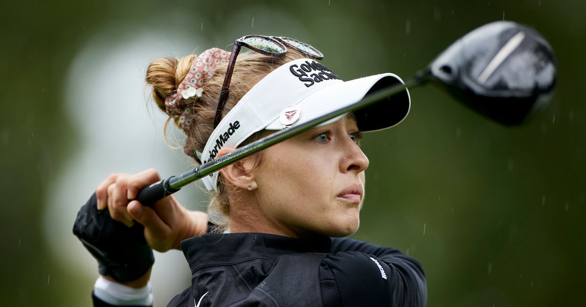 Perrine Delacour Shoots 63 in Rainy Conditions at Columbia Edgewater to Take Lead in Portland Classic