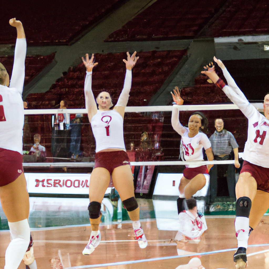 Washington State University Volleyball Team Defeats Defending Champions University of Texas