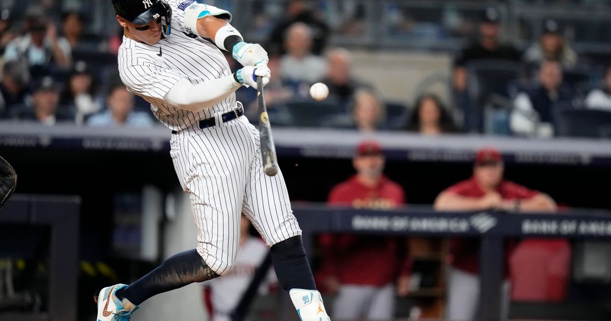 Yankees' Judge Becomes First Player to Hit 3 Home Runs Twice in One Season
