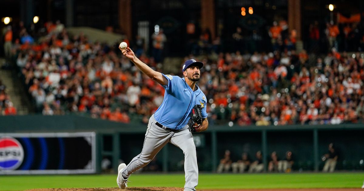 Zach Eflin Leads Rays to 7-1 Victory Over Orioles, Tying Teams in AL East Standings