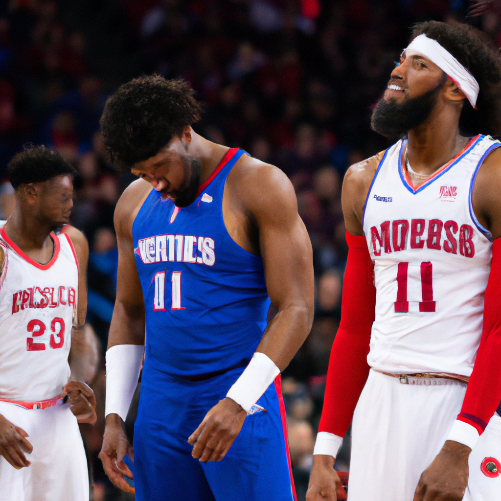 76ers Defeat Trail Blazers Behind Double-Doubles from Joel Embiid and Tyrese Maxey as James Harden Watches
