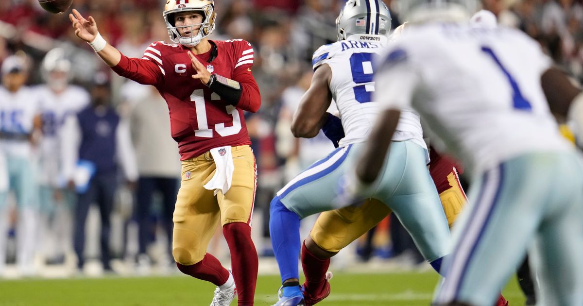 Brock Purdy Leads San Francisco 49ers to 42-10 Victory Over Dallas Cowboys with Four Touchdown Passes