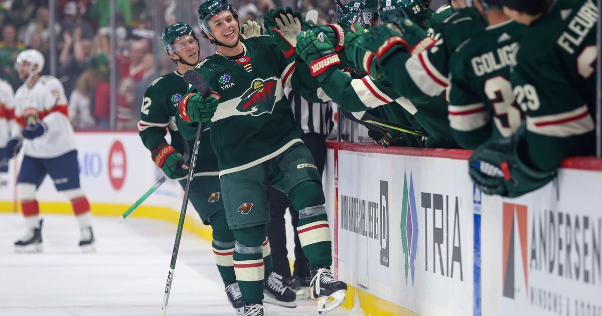 Filip Gustavsson's 41 Saves Lead Brock Faber to His First NHL Goal in Wild's 2-0 Win Over Panthers