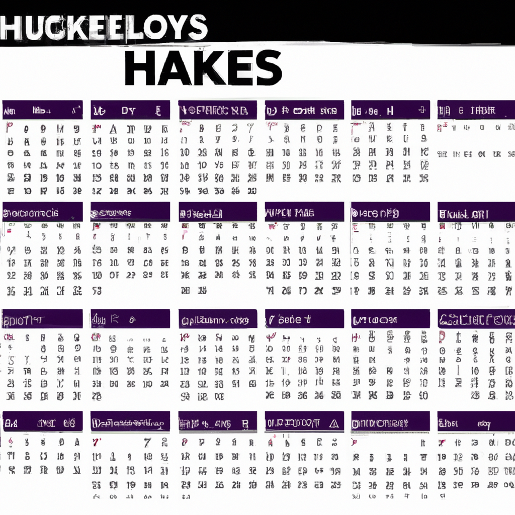 Husky Men's Basketball Team Schedule Overview