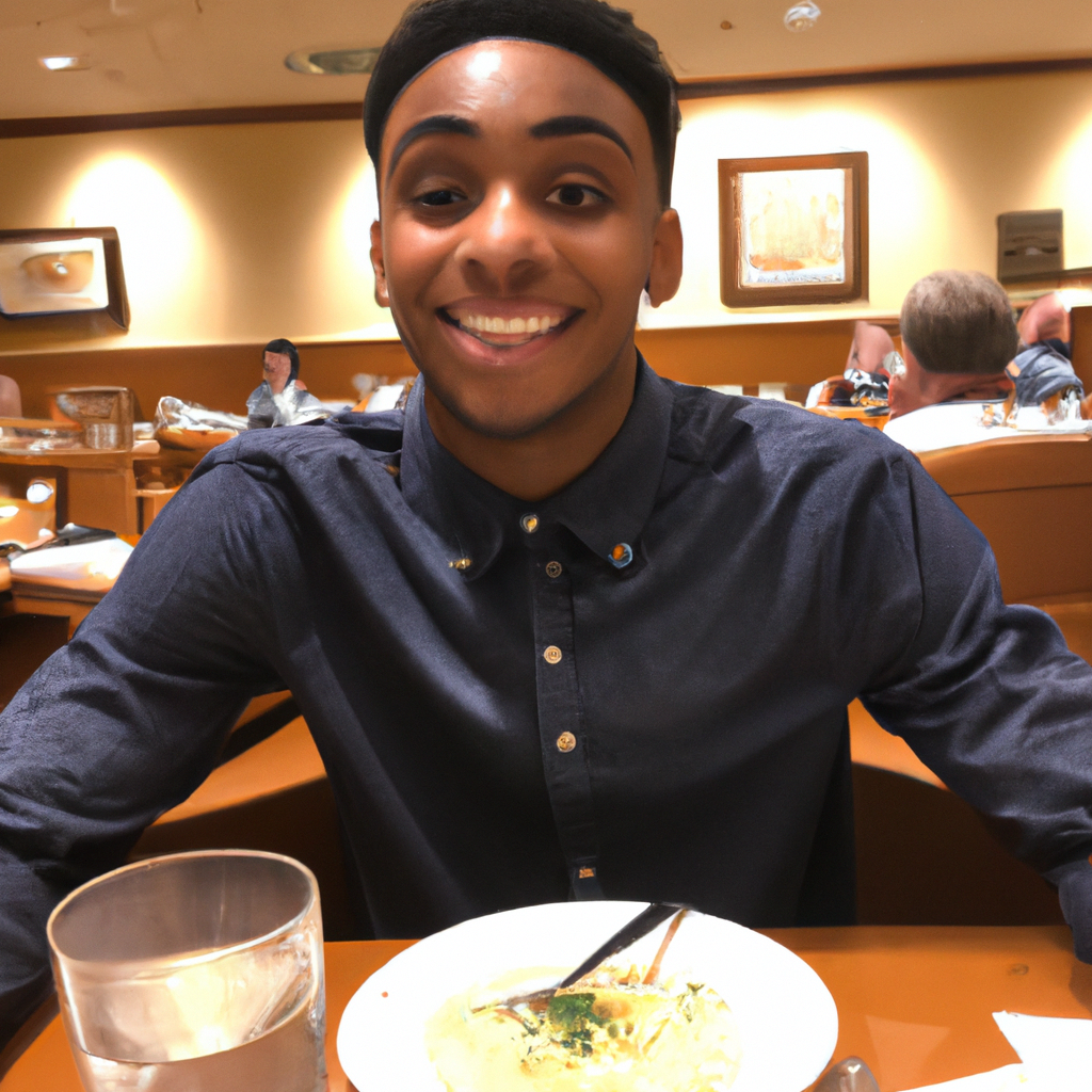 Jaden McDaniels Celebrates $136 Million Contract with a Meal at Olive Garden.